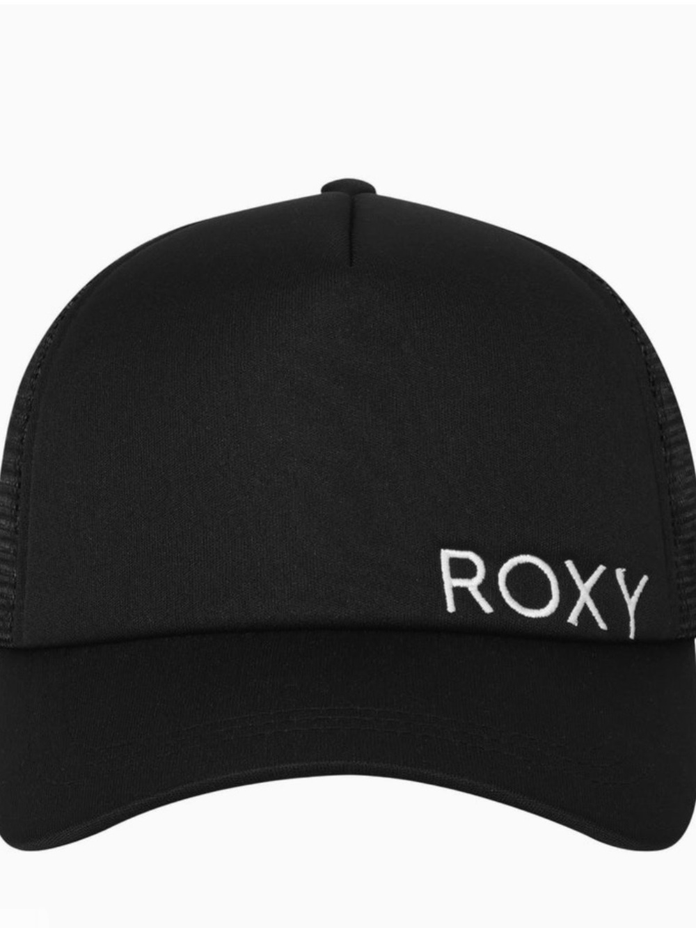 Roxy Black Cap with White ROXY Embroidery
